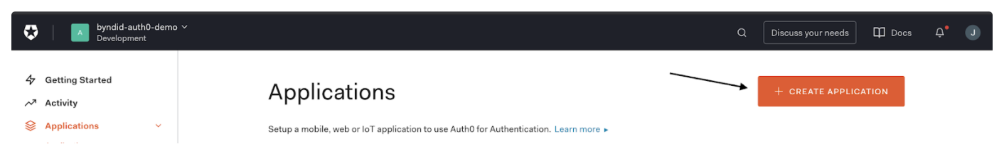 create-app-auth0